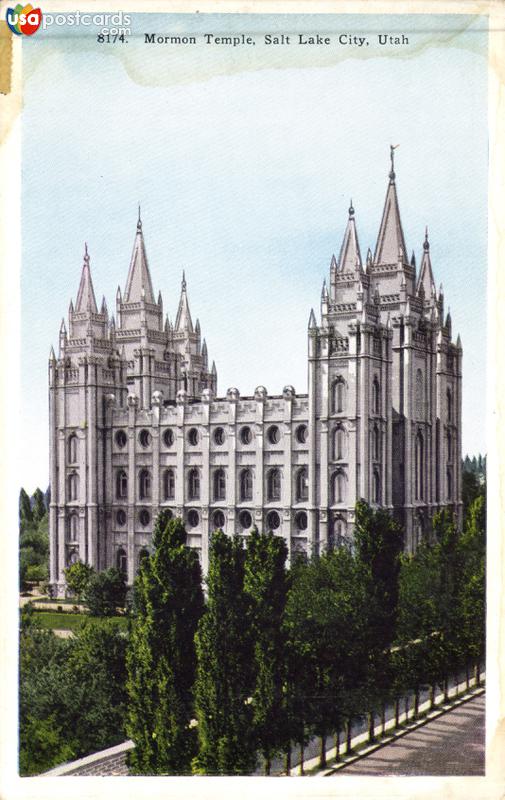 Pictures of Salt Lake City, Utah: Mormon Temple