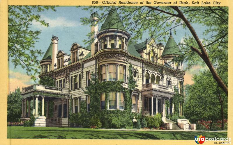 Pictures of Salt Lake City, Utah: Official Residence of the Governor of Utah