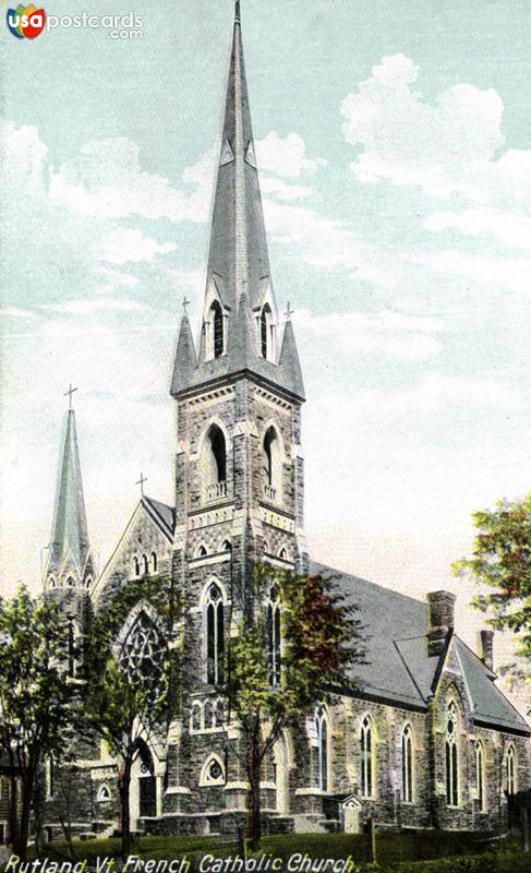 Pictures of Rutland, Vermont: Rutland Vt. French Catholic Church