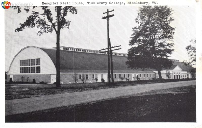 Pictures of Middlebury, Vermont: Memorial Field House, Middlebury College