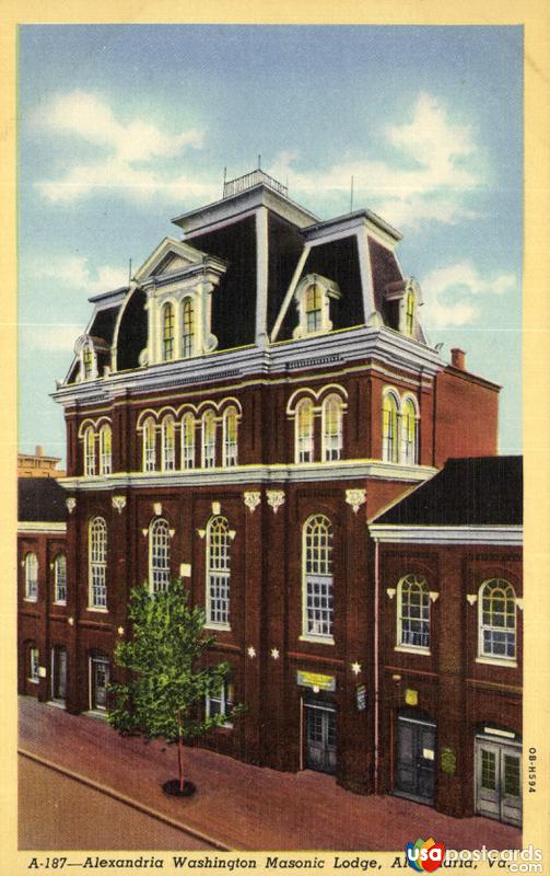 Pictures of Alexandria, Virginia: Alexandria Washington Masonic Lodge