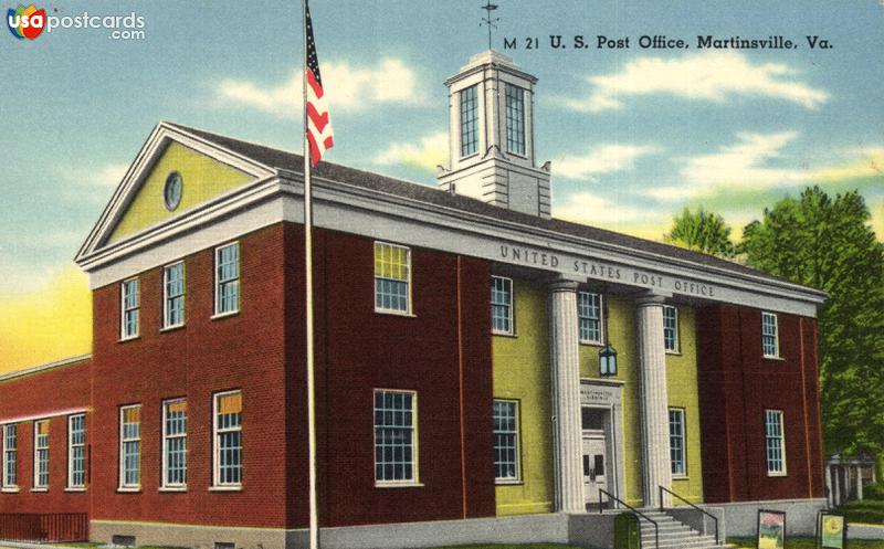 Pictures of Martinsville, Virginia: U. S. Post Office