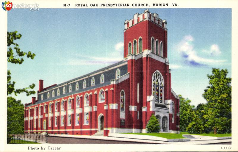 Pictures of Marion, Virginia: Royal Oak Presbyterian Churhc