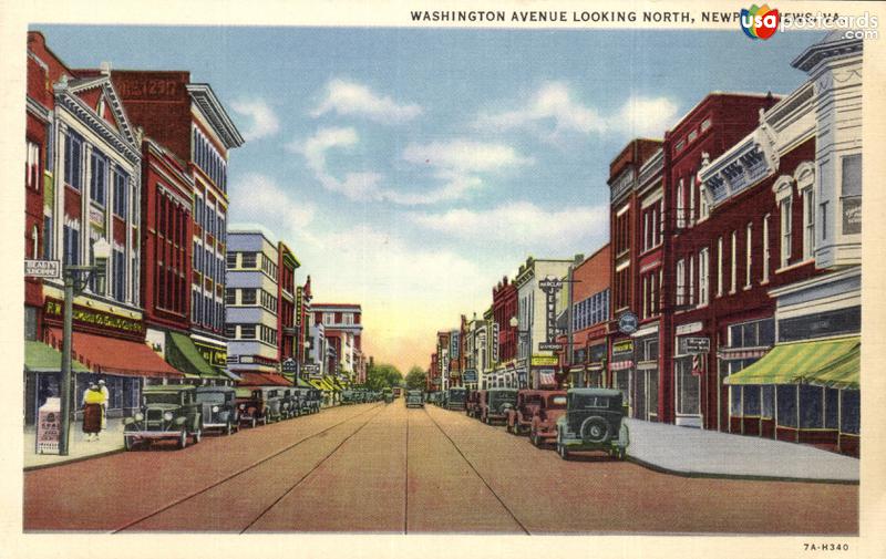 Pictures of Newport News, Virginia: Washington Avenue Looking North