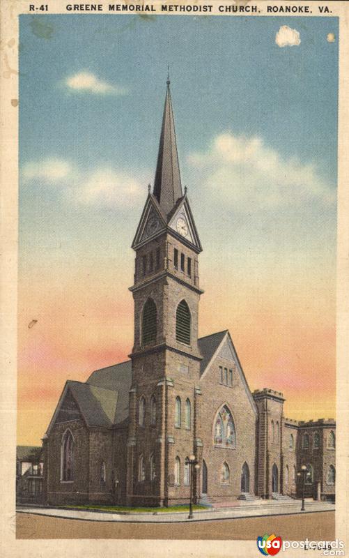 Pictures of Roanoke, Virginia: Greene Memorial Methodist Church