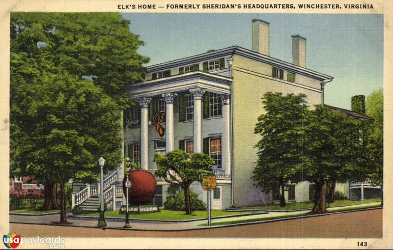 Pictures of Winchester, Virginia: Elk´s Home