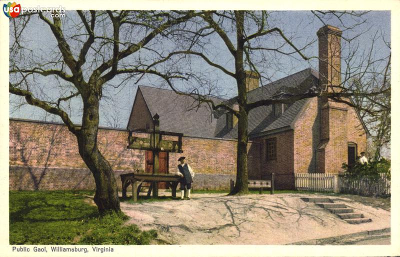 Pictures of Williamsburg, Virginia: Public Gaol