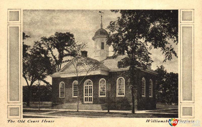 Pictures of Williamsburg, Virginia: The Old Court House