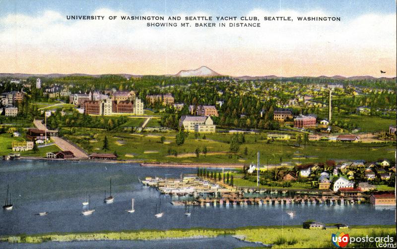 Pictures of Seattle, Washington: University of Washington and Seattle Yacht Club