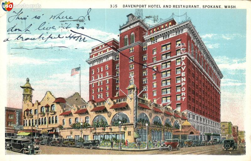 Pictures of Spokane, Washington: Davenport Hotel and Restaurant