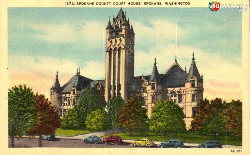 Pictures of Spokane, Washington: Spokane County Court House