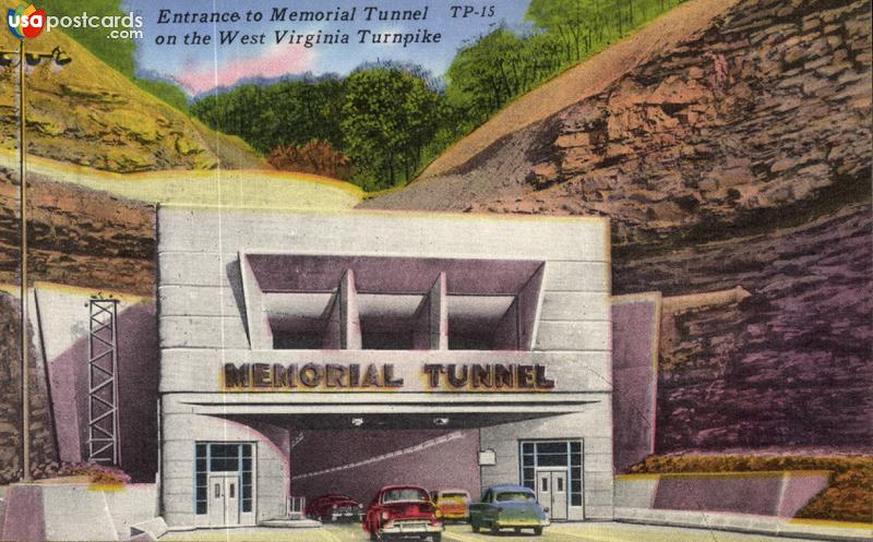 Pictures of West Virginia Turnpike, West Virginia: Entrance to Memorial Tunnel
