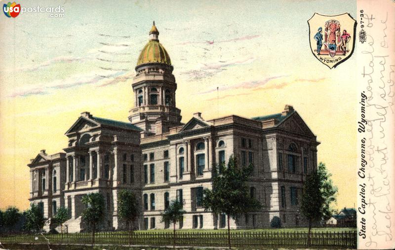 Pictures of Cheyene, Wyoming: State Capitol, Cheyenne, Wyo.