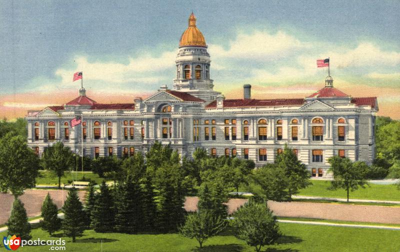 Pictures of Cheyene, Wyoming: State Capitol, Cheyenne, Wyo.