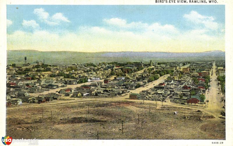 Pictures of Rawlins, Wyoming: Bird´s-Eye View