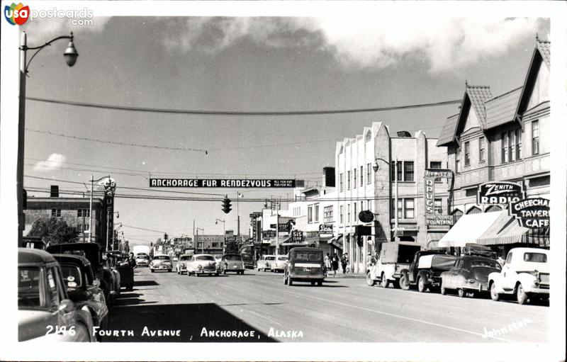 Pictures of Anchorage, Alaska: Fourth Avenue