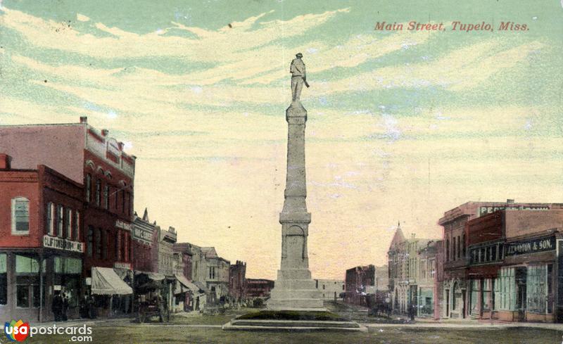 Pictures of Tupelo, Mississippi: Main Street