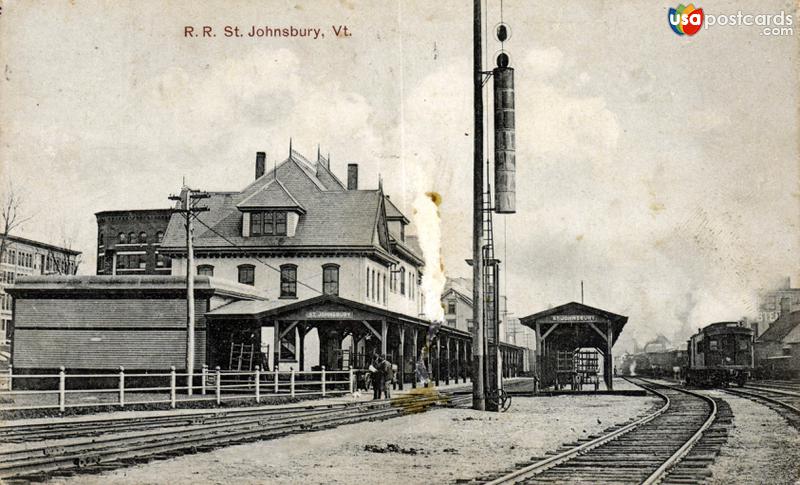 Pictures of Johnsbury, Vermont: Railroad Station