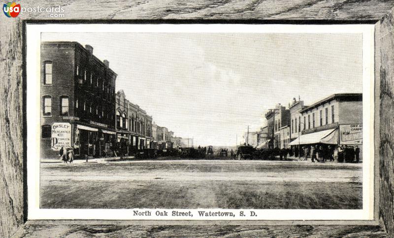 Pictures of Watertown, South Dakota: North Oak Street