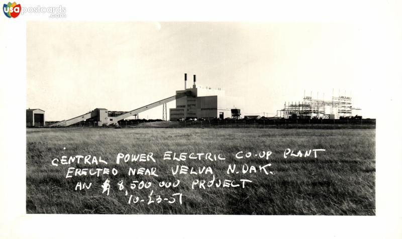 Pictures of Velva, North Dakota: Central Power Electric Co-Op Plant