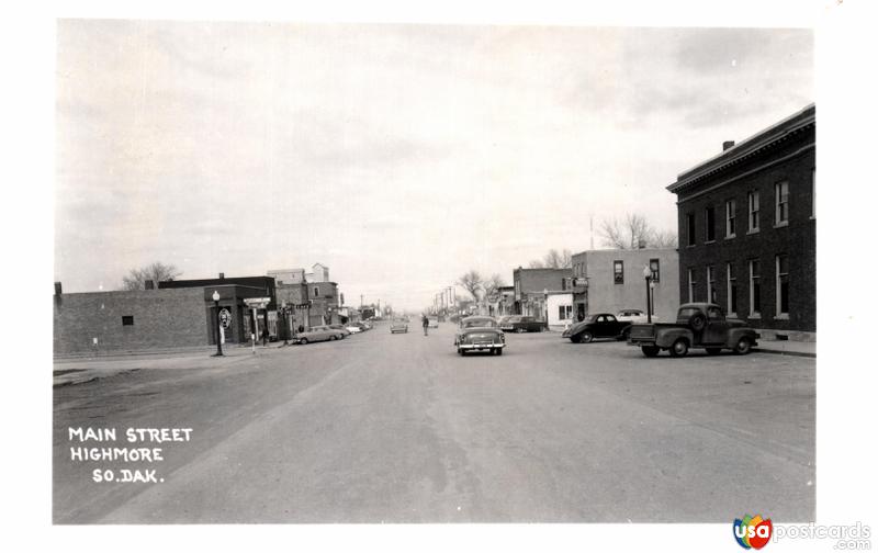 Pictures of Highmore, South Dakota: Main Street