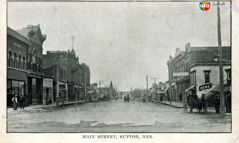 Pictures of Sutton, Nebraska: Main Street