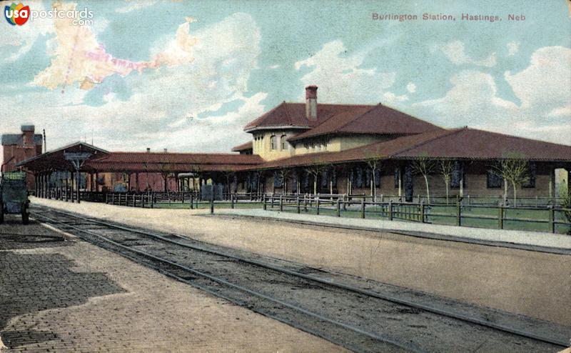 Pictures of Hastings, Nebraska: Burlington Station