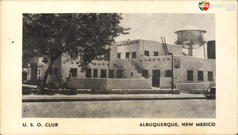 Pictures of Albuquerque, New Mexico: U. S. O. Club