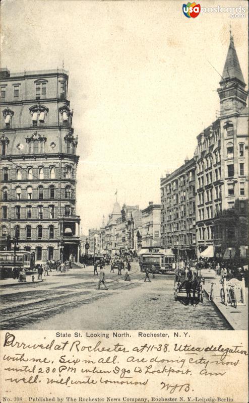 Pictures of Rochester, New York: State Street looking North