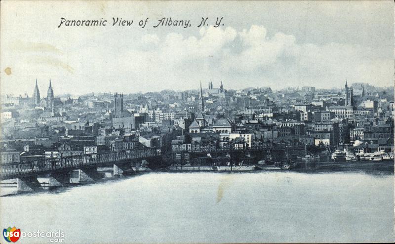 Pictures of Albany, New York: Panoramic view of Albany