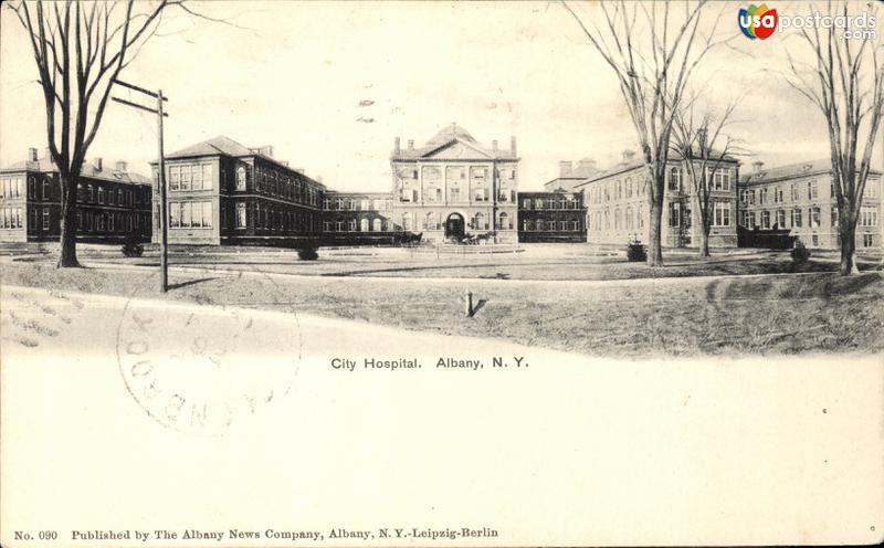 Pictures of Albany, New York: City Hospital