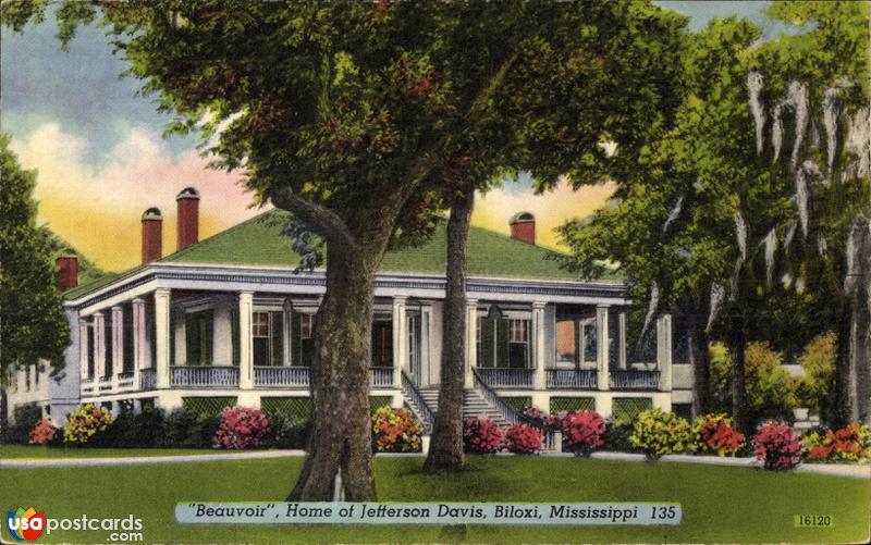 Pictures of Biloxi, Mississippi: Beauvoir, home of Jefferson Davis