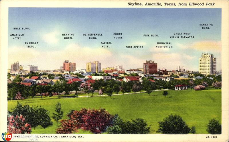 Pictures of Amarillo, Texas: Amarillo Skyline