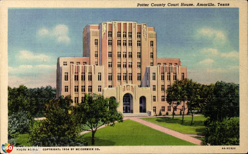 Pictures of Amarillo, Texas: Potter County Court House