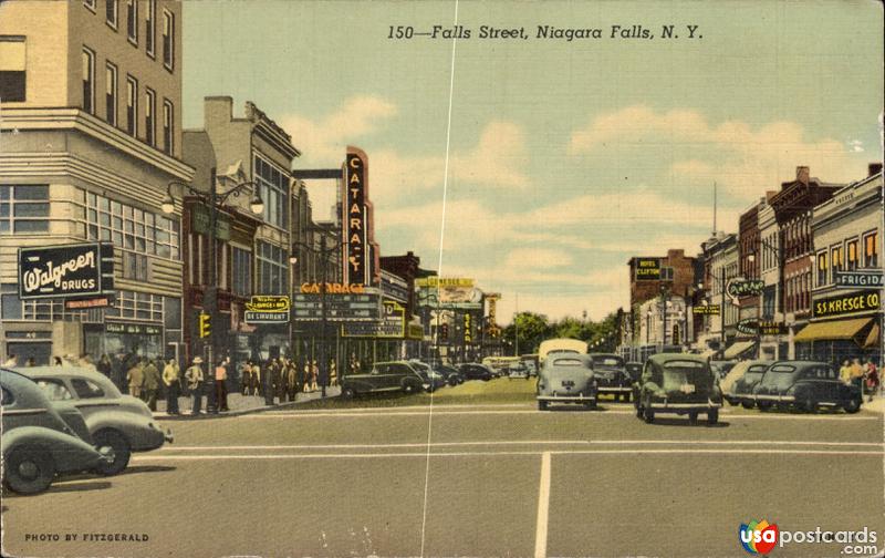 Pictures of Niagara Falls, New York: Falls Street