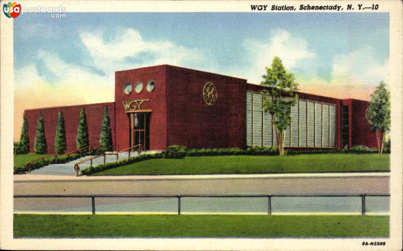 Pictures of Schenectady, New York: WGY Radio Station