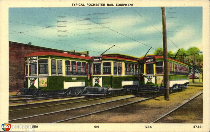 Pictures of Rochester, New York: Typical Rochester Rail Equipment