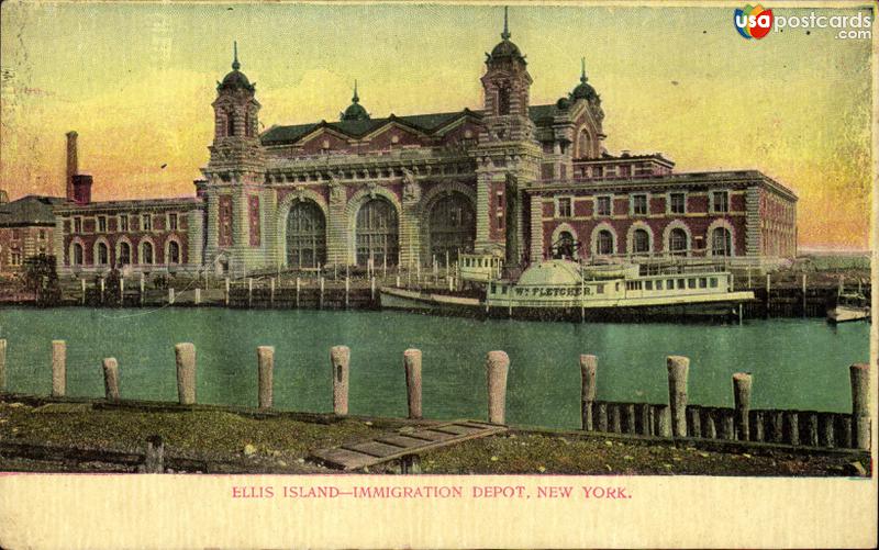 Pictures of New York City, New York: Ellis Island, Immigration Depot