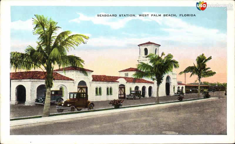 Pictures of West Palm Beach, Florida: Seaboard Station