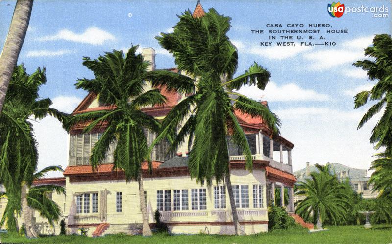 Pictures of Key West, Florida: Casa Cayo Hueso, the Southenmost house in the U.S.A.