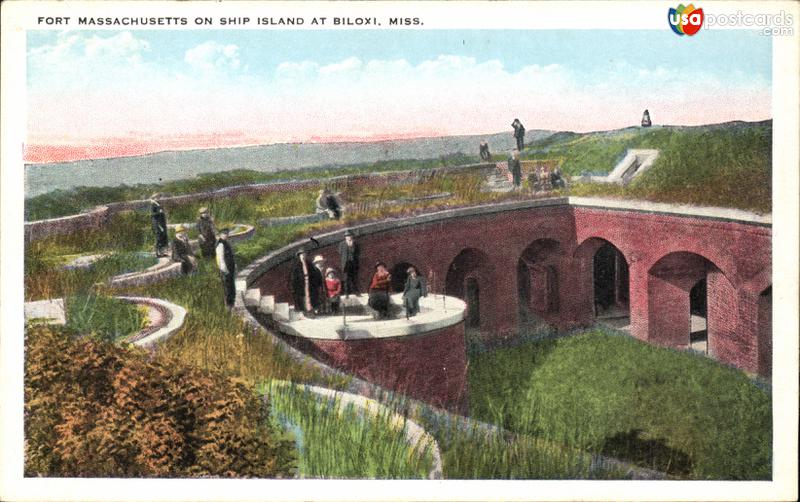 Pictures of Biloxi, Mississippi: Fort Massachusetts, Ship Island