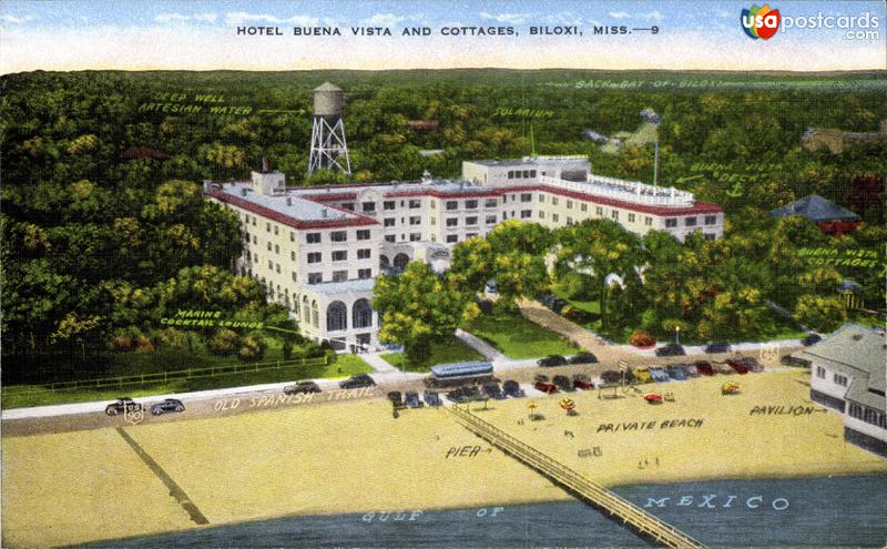 Pictures of Biloxi, Mississippi: Hotel Buena Vista and Cottages