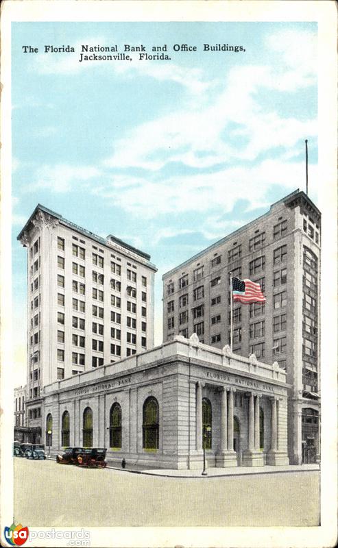 Pictures of Jacksonville, Florida: The Florida National Bank and Office Buildings