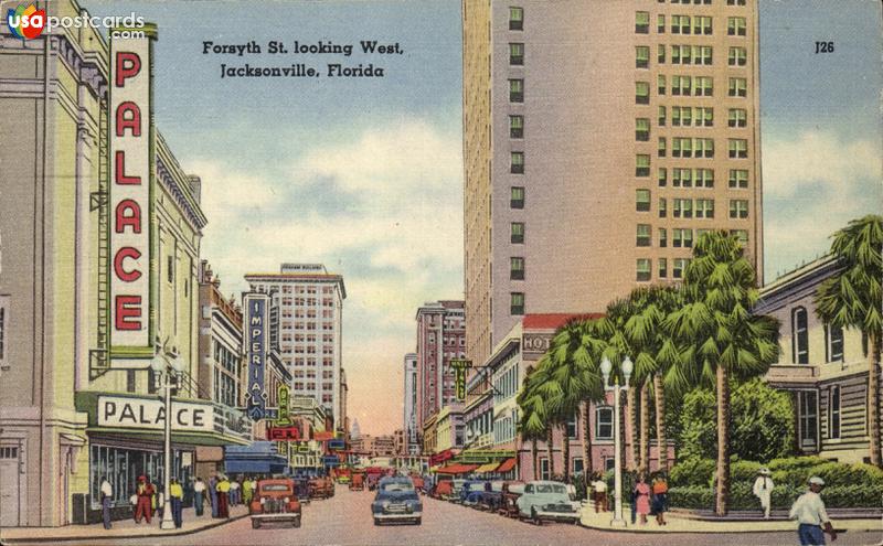 Pictures of Jacksonville, Florida: Forsyth Street, looking West