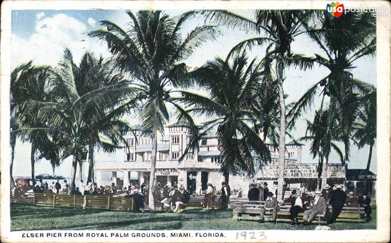 Pictures of Miami, Florida: Elser Pier from Royal Palm Grounds