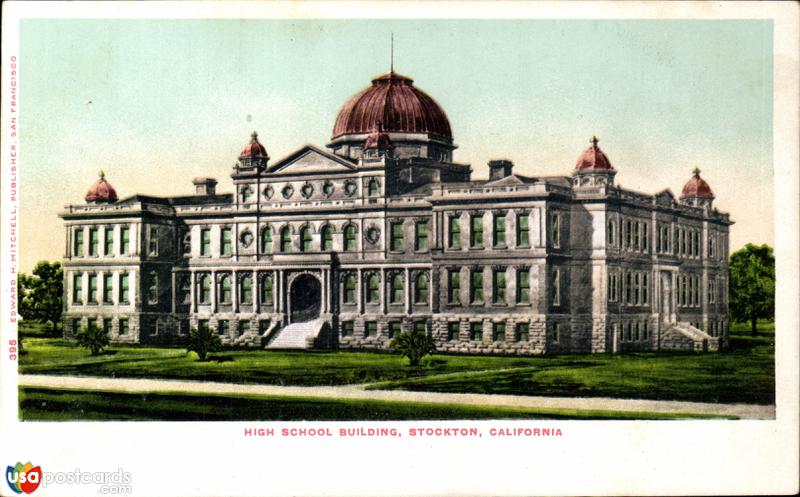 Pictures of Stockton, California: High School Building