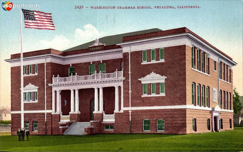 Pictures of Petaluma, California: Washington Grammar School