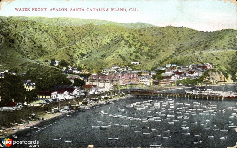 Pictures of Santa Catalina Island, California: Avalon water front