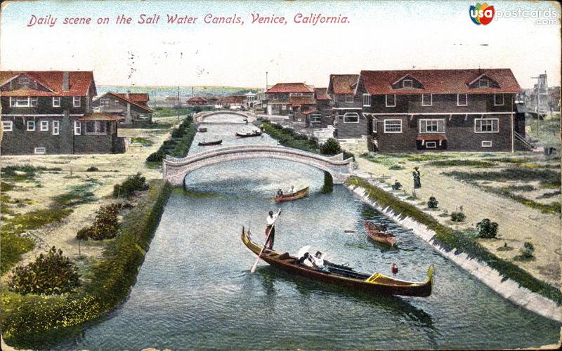 Pictures of Venice, California: Salt Water Canals