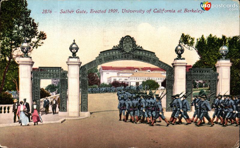 Pictures of Berkeley, California: Sather Gate, University of California